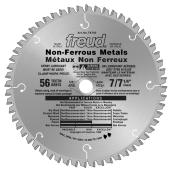 Freud Lame de scie circulaire pour métaux non ferreux Freud, 7 1/4 po dia, 56DT, dents en carbure TiCo