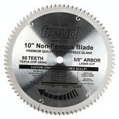 Freud Circular Saw Blade - Non-Ferrous Metal - 10-in Dia - 80 Tooth