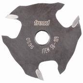 Freud 3-Wing Slot Cutter - 2-in Dia x 1/8-in H - 9/16-in D - 5/16-in Bore Dia - Carbide-Tipped - For Wood