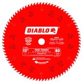 Diablo Crosscutting Mitre Saw Blade - 12-in Dia - 80T - TiCo Carbide - PermaShield Non-Stick Coating