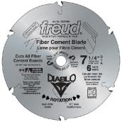 Freud Circular Saw Blade - 6 Teeth - 7 1/4-in dia - Fiber Cement Board Cutting Blade