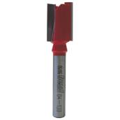 Freud Double Flute Straight Router Bit - 1/2-in dia x 2 1/4-in L - 1/4-in Round Shank - 3/4-in Carbide Height