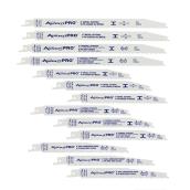 Ensemble de lames de scie alternative, acier rapide, 13 pcs