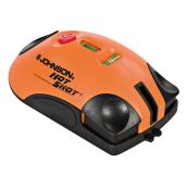 Mini niveau à laser Hot Shot de Johnson, noir et orange, portée de 30 pi, accessoires inclus