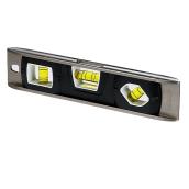 Johnson Big-J Torpedo Level with Magnitic Base - Aluminum - 3 Vials - 10-in