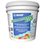 Adhésif de qualité supérieure pour tuiles de céramique Ultramastic ECO de Mapei, acrylique, intérieur/extérieur, 3,78 L