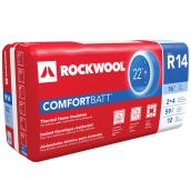 Isolant ComfortBatt par Rockwool, jusqu'à 59,7  pi², R14, emballage de 12