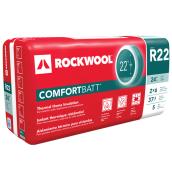 Isolant ComfortBatt par Rockwool, jusqu'à 37,5  pi², R22, emballage de 5