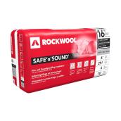 ROCKWOOL Safe'n'Sound 6 x 16 Floors and Ceilings Fire and Sounproofing Insulation - 16-in On Centre