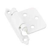 Richelieu Semi-Concealed Hinges - 1 3/4-in x 2 3/4-in - White - 2-Pack
