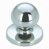 Richelieu Classic Metal Wardrobe Knob - 31-mm -  Chrome