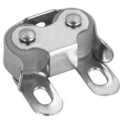 Richelieu Spring Strike Double Roller Catches -Zinc-Finished - 63/64-in W x 63/64-in D - 10 Per Pack