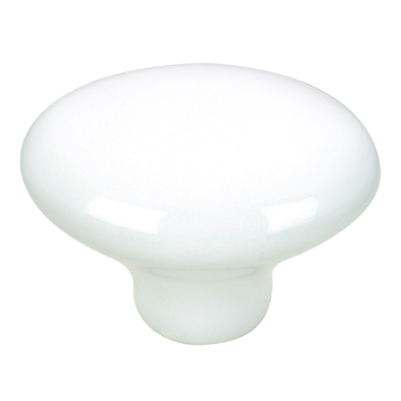 Bouton d'armoire champignon Richelieu blanc