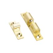 Richelieu Classic Double Ball Latch with Screw - Solid Brass - 1 Per Pack - 59-mm W x 11-mm H