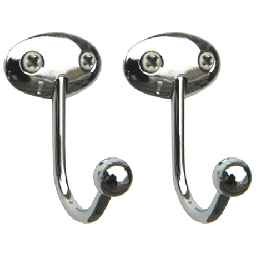 Richelieu Utility Swivel Hook - Chrome Finish - Steel - 3 Arms - 1