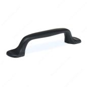 Richelieu Village Classic Handle - Metal - 96 mm - Matte Black