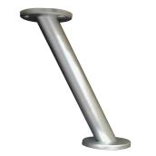 Support Bar for Console - 23 cm - Satin Chrome - 2/Pack