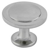 Boutons d'armoire Classique, nickel brossé, 2/paquet