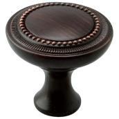 Boutons d'armoire Classique, bronze huilé, 2/paquet