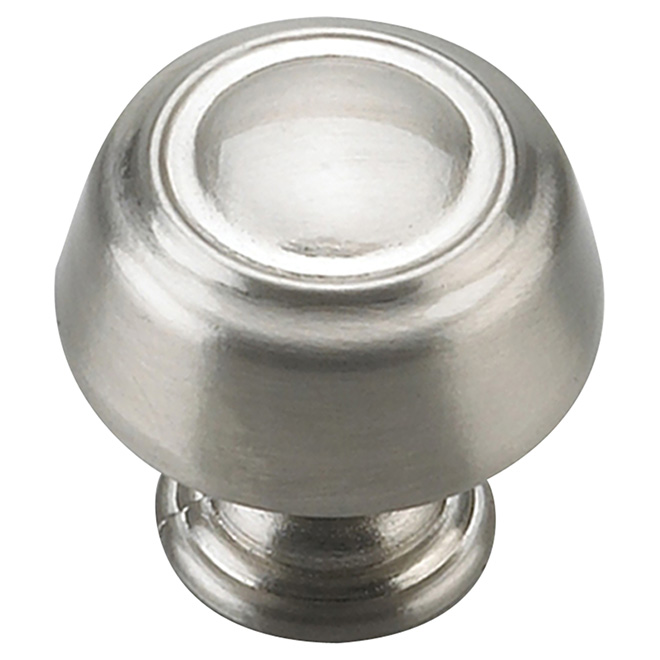 Richelieu Traditional Cabinet Knob - 1 3/16-in Dia - Brushed Nickel - Round