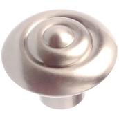 Boutons d'armoire Classique, nickel brossé, 10/paquet