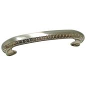 Richelieu Arch Metal Pull - Classic - Brushed Nickel - 9/16-in W x 4 11/32-in L x 1 3/16-in Projection