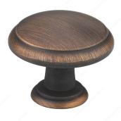 Richelieu Transitional Metal Knob - 30-mm - Brushed Oil-Rubbed Bronze