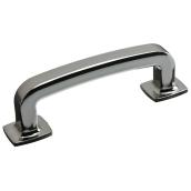 Richelieu Metal Pull Handle - Transitional - 76-mm - Polished Nickel