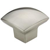 Richelieu Square Cabinet Knob - Contemporary Style - 31-mm - Brushed Nickel