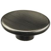 Richelieu Round Cabinet Knob - 2.24-in - Metal - Antique Nickel