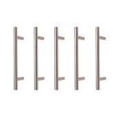Richelieu Washington 5-Pack -3.75-in Center to Center - Brushed Nickel Cabinet Handles