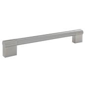 "Contemporary" Stainless Steel and Steel Handle Pull