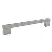 "Contemporary" Stainless Steel and Steel Handle Pull