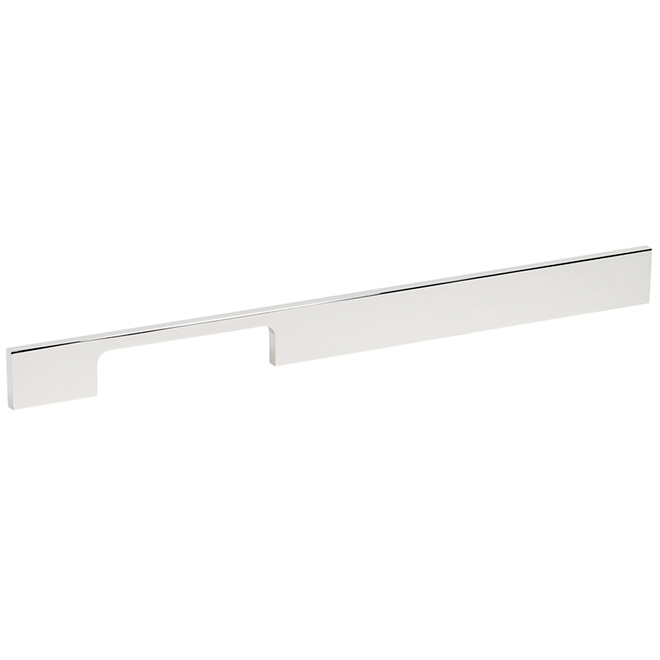 Richelieu Aluminum Rectangular Pull - Contemporary - Chrome - 1/4-in W x 12 5/8-in L x 1 1/16-in Projection