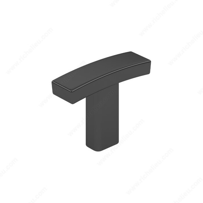 Richelieu Transitional Metal Knob - 38-mm - Matte Black