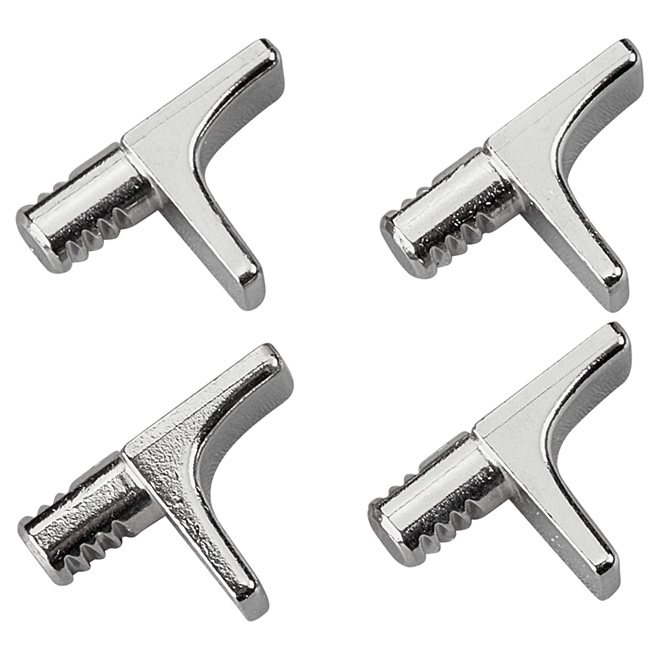 Richelieu Metal Shelf Pins Inverted L, Cabinet Shelf Pegs 3 16