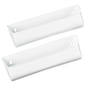 Molded Tray for Under-Sink Drawer - 11" - White - 2PK