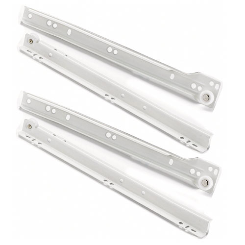 Richelieu Series 102 Euro Drawer Slides Metal White 15 3/4in L