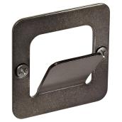 Richelieu Single Square Hook - 2 3/8-in H x 2 3/8-in W - Pewter - Metal