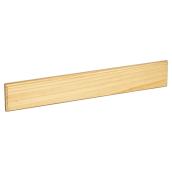 Richelieu Wood Board for Hook Rack - Oak - 22.05-lb Load Capacity - 18 7/64-in W x 2 63/64-in H x 5/8-in D