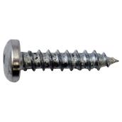 Reliable Fasteners Wood Screws - Zinc-plated - Pan Head - Square Drive - #6 dia x 5/8-in L - 10-Pack