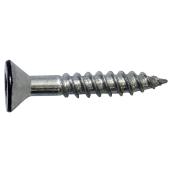 Richelieu Wood Screws - Black Flat Head - #6 dia x 5/8-in L - Square Drive - 10 Per Pack