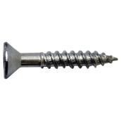 Richelieu Flat Head Wood Hook Screws - Zinc-Plated - 10 Per Pack - #6 x 5/8-in