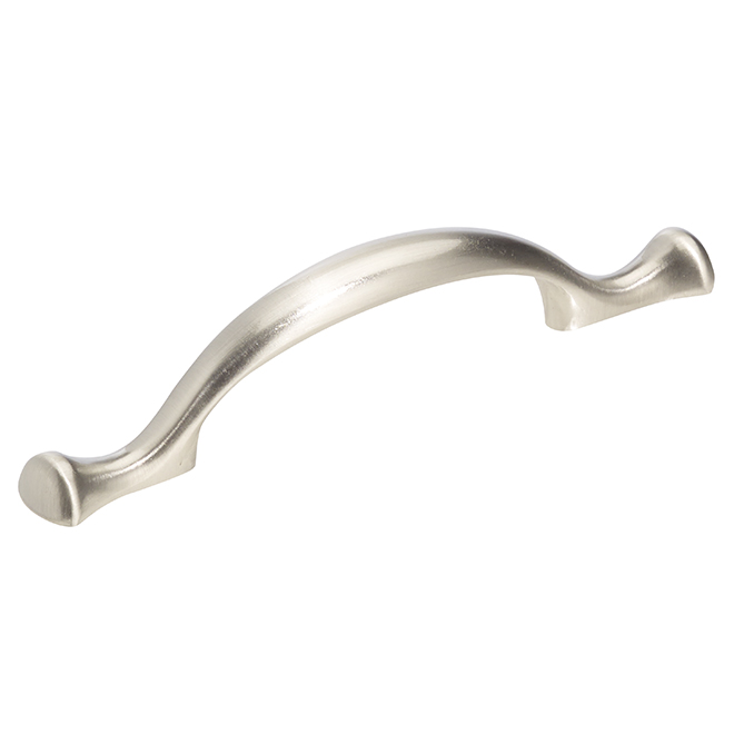 Richelieu Arch Metal Pull - Classic - Brushed Nickel - 19/32-in W x 5 3/32-in L x 1 1/16-in Projection