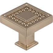 Richelieu Transitional Knob - 1.3-in - Metal - Champagne Bronze