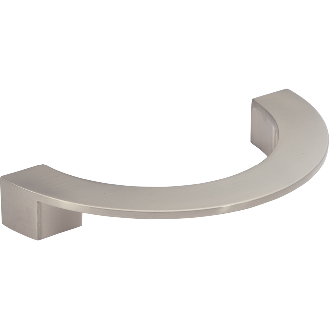 Richelieu Metal Arch Pull - Modern - Brushed Nickel - 3 3/4-in W x 5 1/2-in L x 3/4-in Projection