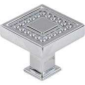 Richelieu Transitional Knob - 1.3-in - Metal - Chrome