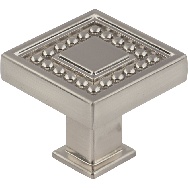 Richelieu Transitional Knob - 1.3-in - Metal - Brushed Nickel