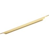 Richelieu Industrial Metal Finger Pull - Modern - Brushed Gold - 5/8-in W x 21 5/8-in L x 29/32-in Projection