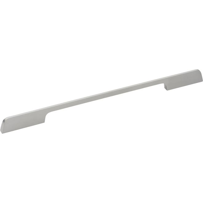 Richelieu Sedona Modern Metal Pull - Contemporary Style - Brushed Matte Chrome -18 7/8-in L x 1/2-in W